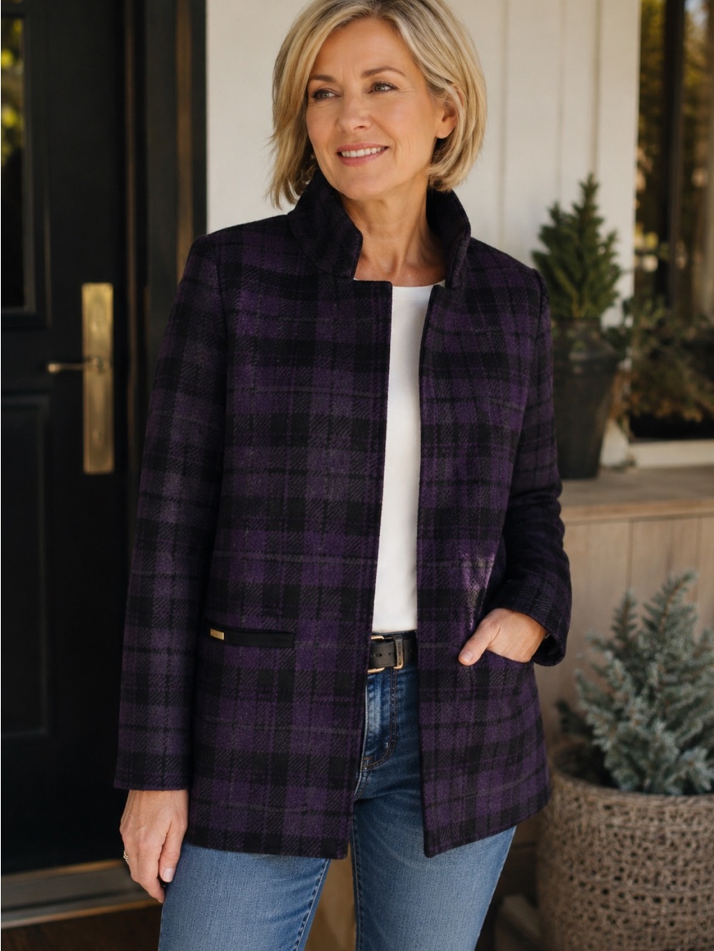 Anne Klein Cardigan Blazer